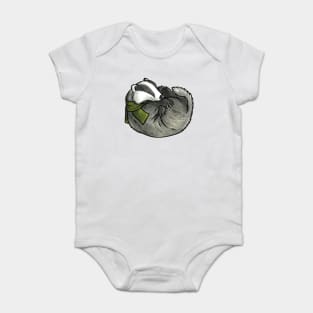 Sleepy badger Baby Bodysuit